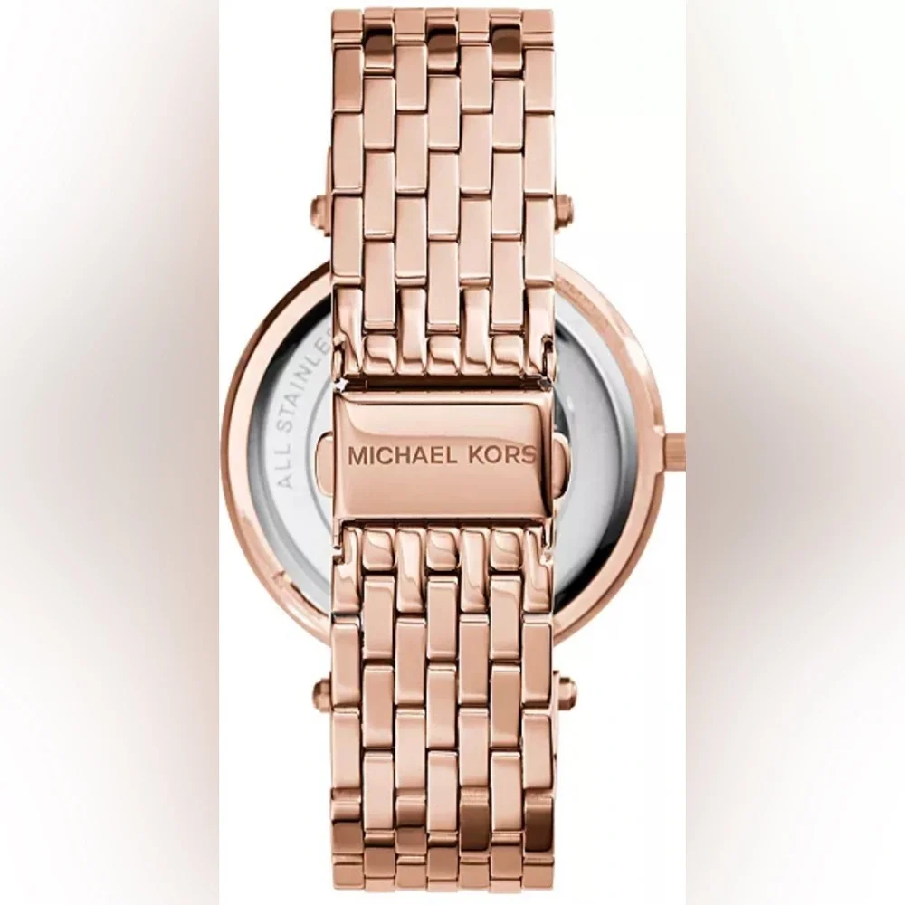 Women's Darci Rose Gold-Tone Stainless Steel Bracelet Watch MK3192 - Picture 5 of 5